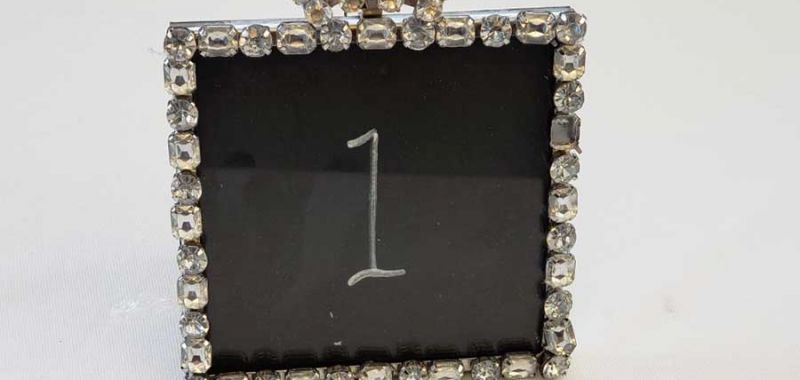 Bling Table Number Holders (24) - $2 ea.