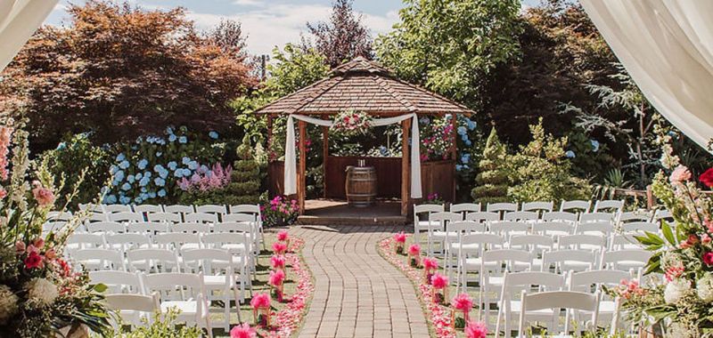 Winding Path Gardens Wedding Area