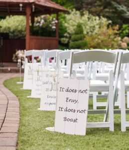 Winding Path Gardens Wedding Props