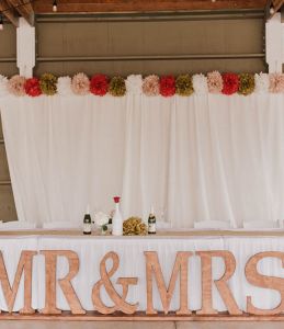 Winding Path Gardens Wedding Props