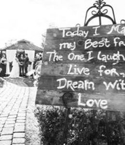 Winding Path Gardens Wedding Props